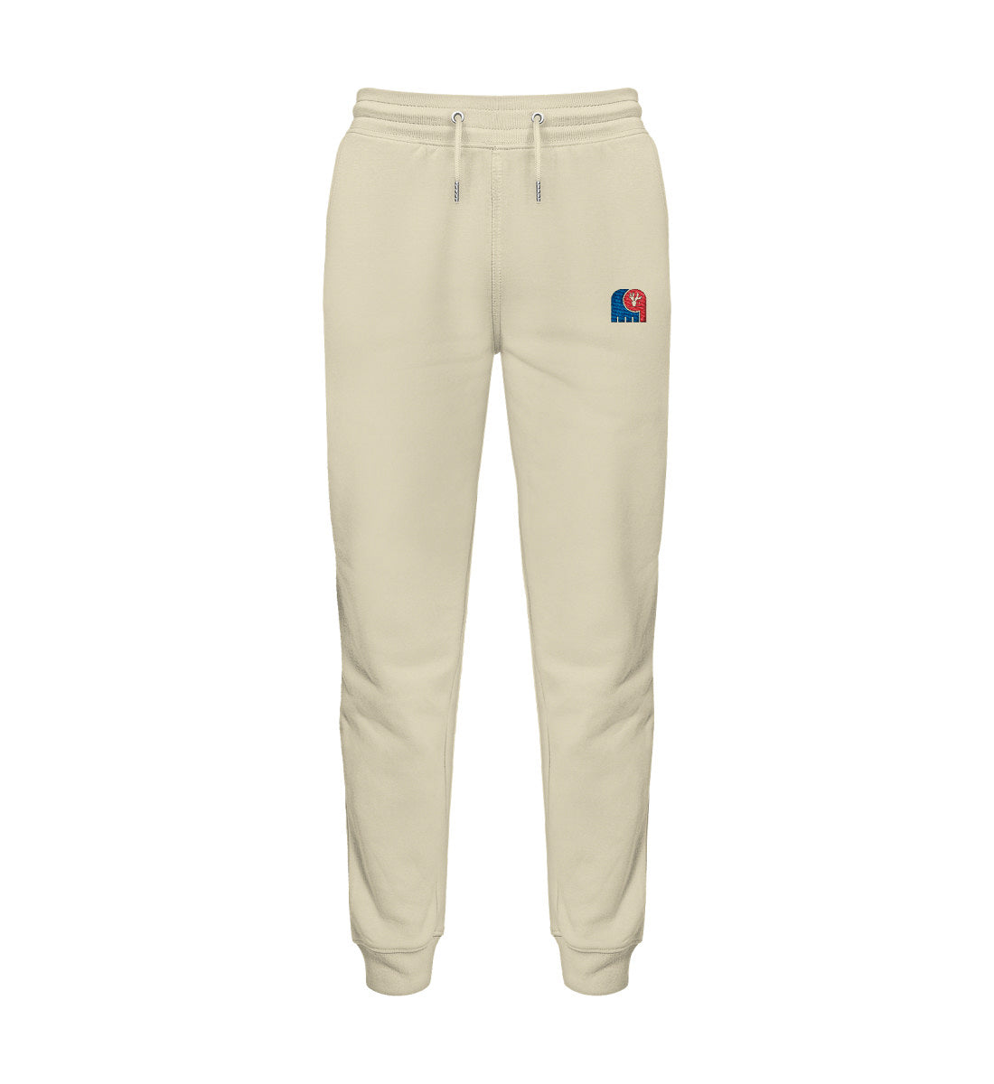 TRAVEL JOGGER - Pantaloni tuta felpati unisex sostenibili con logo ricamato